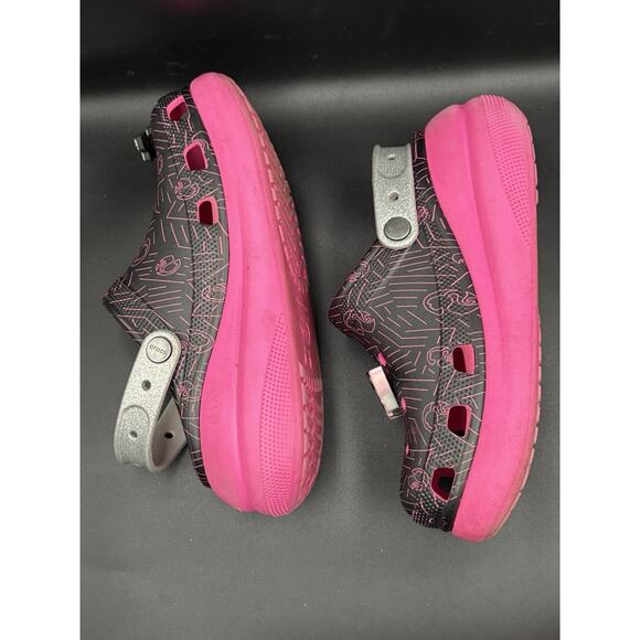 Crocs Barbie Crush Clog Women's Size 9 Mens 7 Limited Edition Black and Pink New - Picture 10 of 14